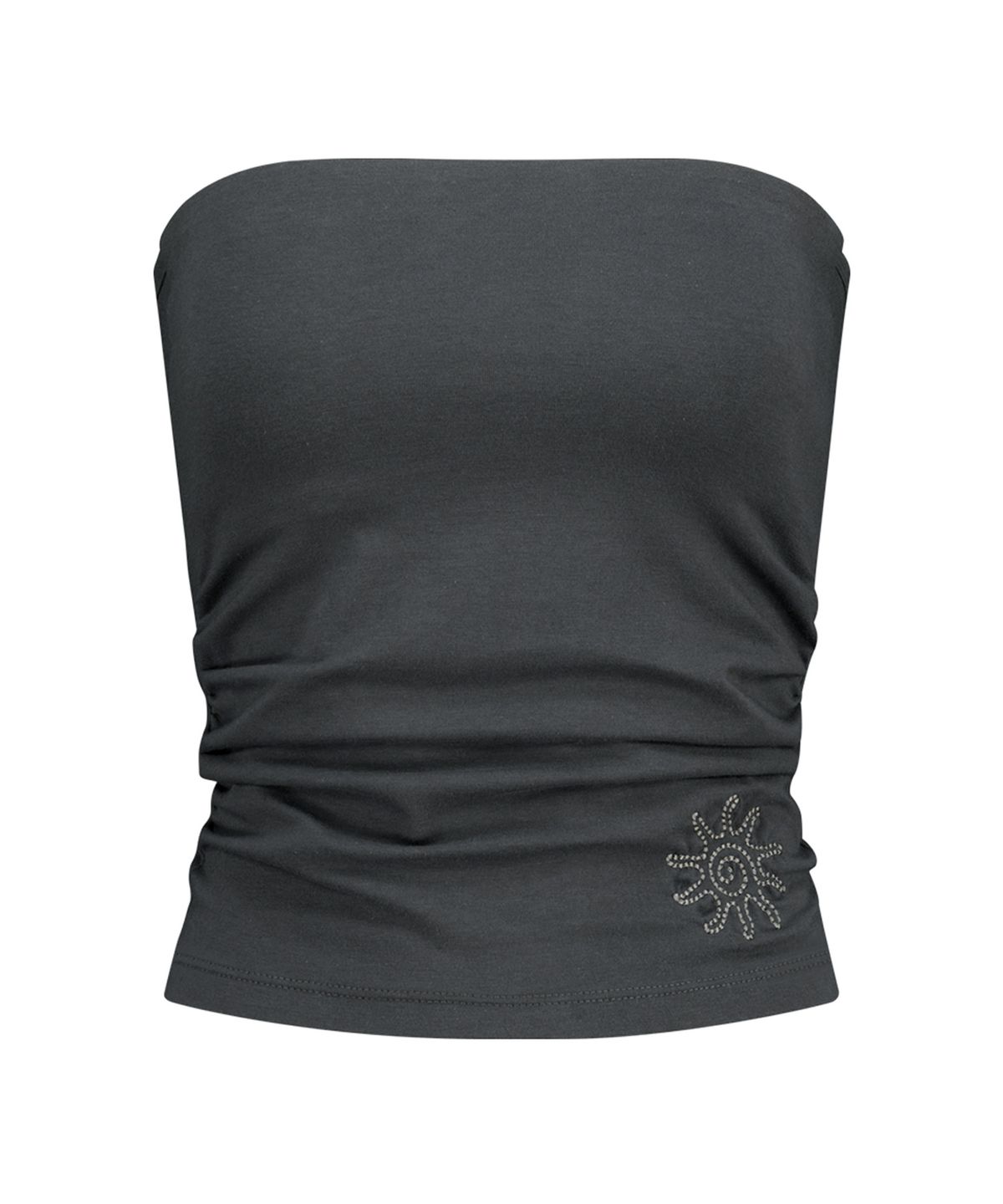 에즈이프 캘리(ASIF CALIE) SUN PADDED TUBE TOP CHARCOAL