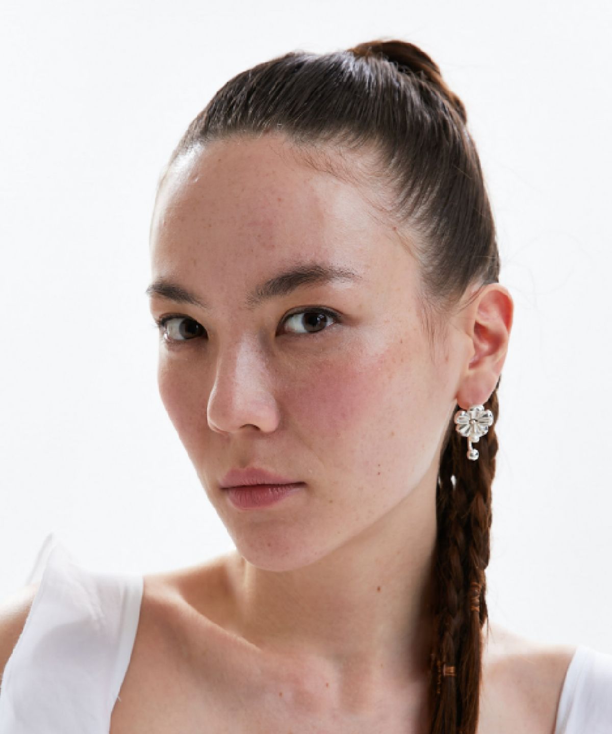 그라스마티네(GRASSE MATINEE) Cherry Blossom Drop Earrings
