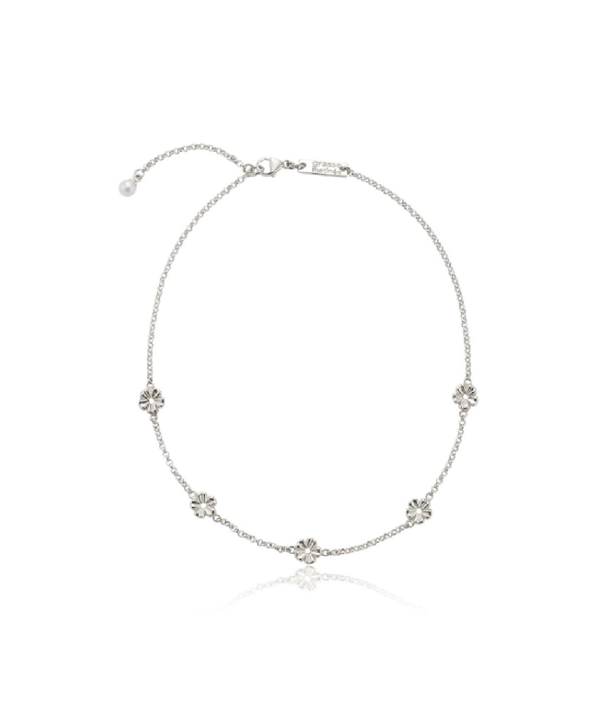 그라스마티네(GRASSE MATINEE) Cherry Blossom Necklace Silver
