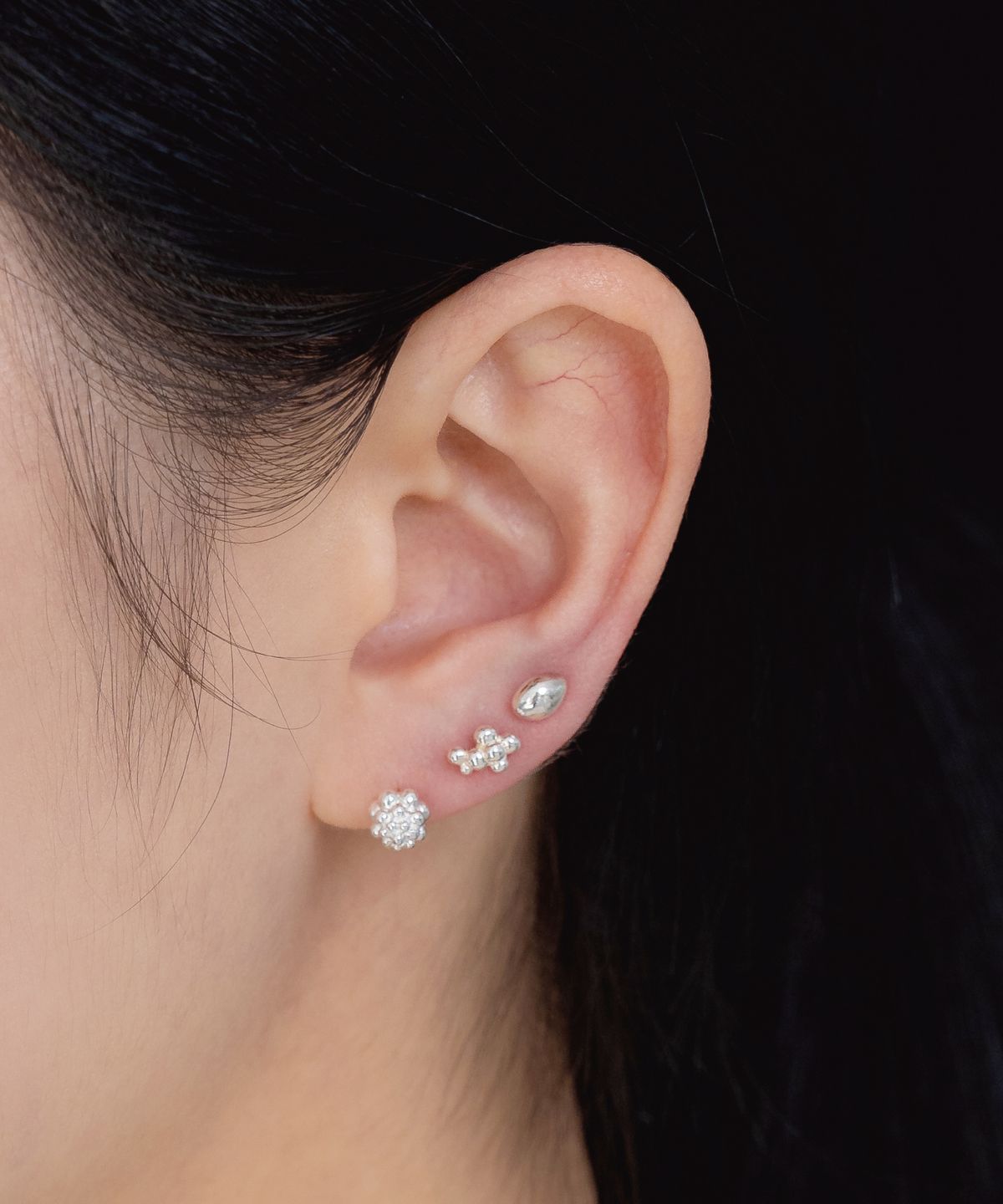 투쉐이드(TOUCHÉD) DEW DROP PIERCING (3 TYPE)