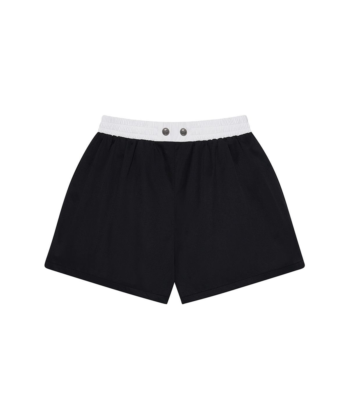블랙 퍼플(BLACK PURPLE) 페이즈 새깅 쇼츠 Phase Sagging Shorts_Black