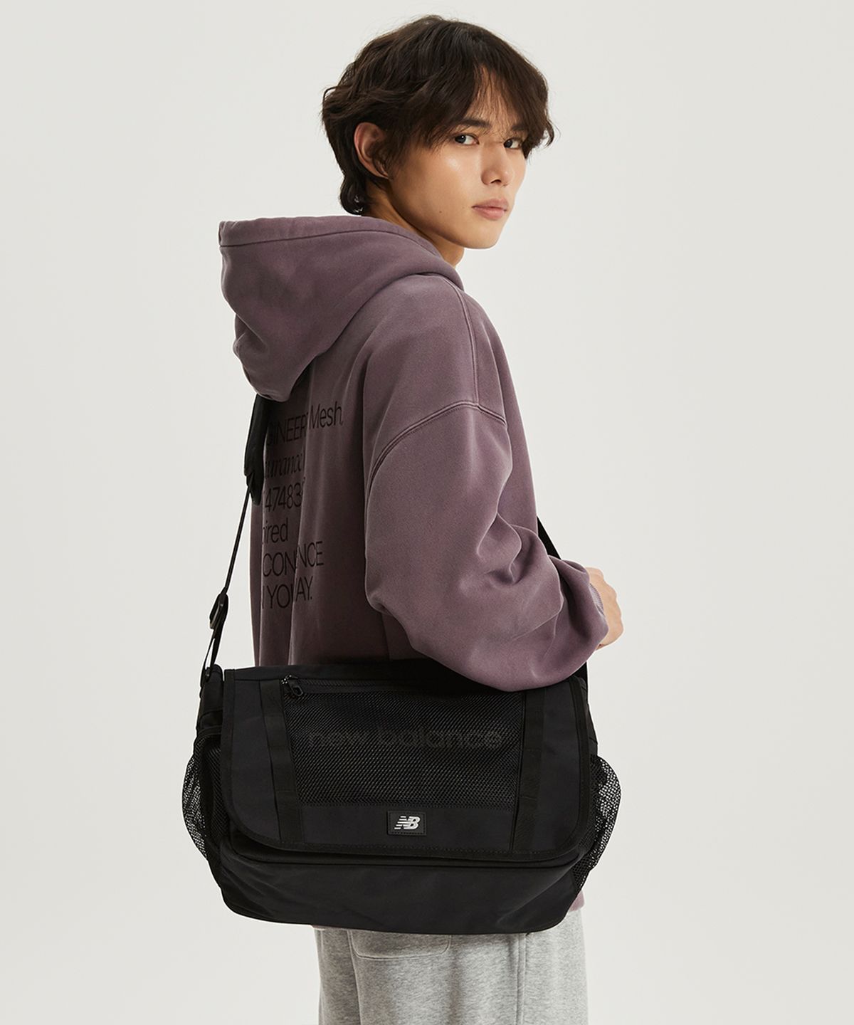 뉴발란스(NEW BALANCE) NBGCGSS201 / 3D 메신저백 (BLACK)