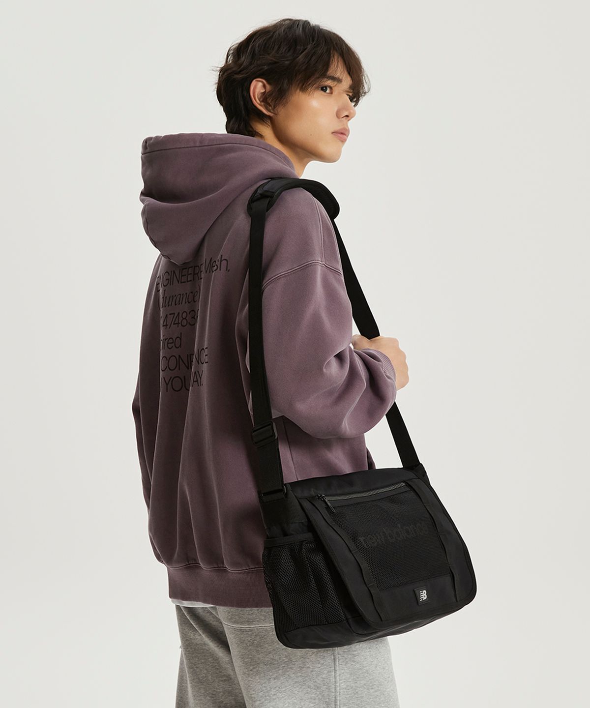 뉴발란스(NEW BALANCE) NBGCGSS201 / 3D 메신저백 (BLACK)