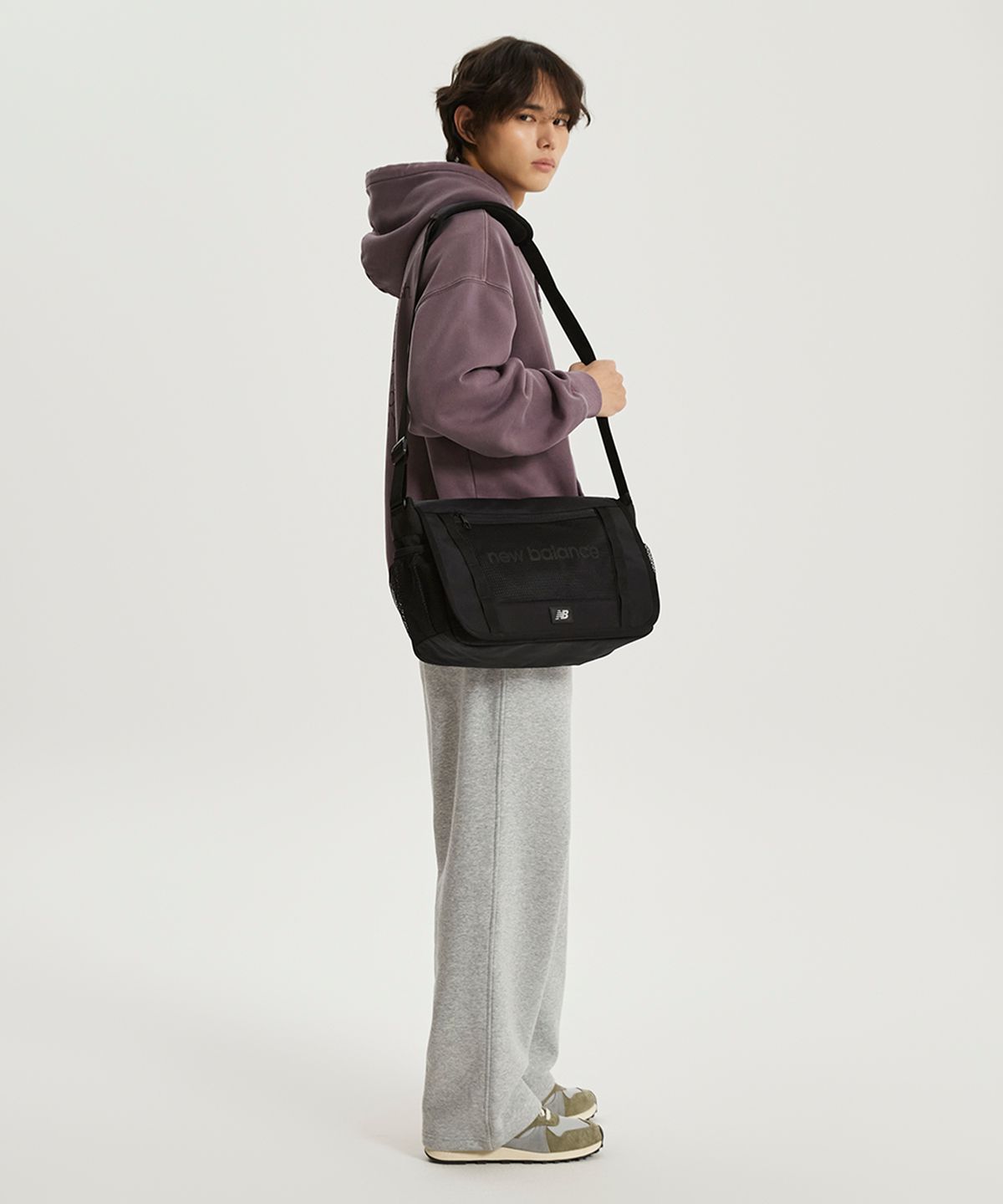 뉴발란스(NEW BALANCE) NBGCGSS201 / 3D 메신저백 (BLACK)