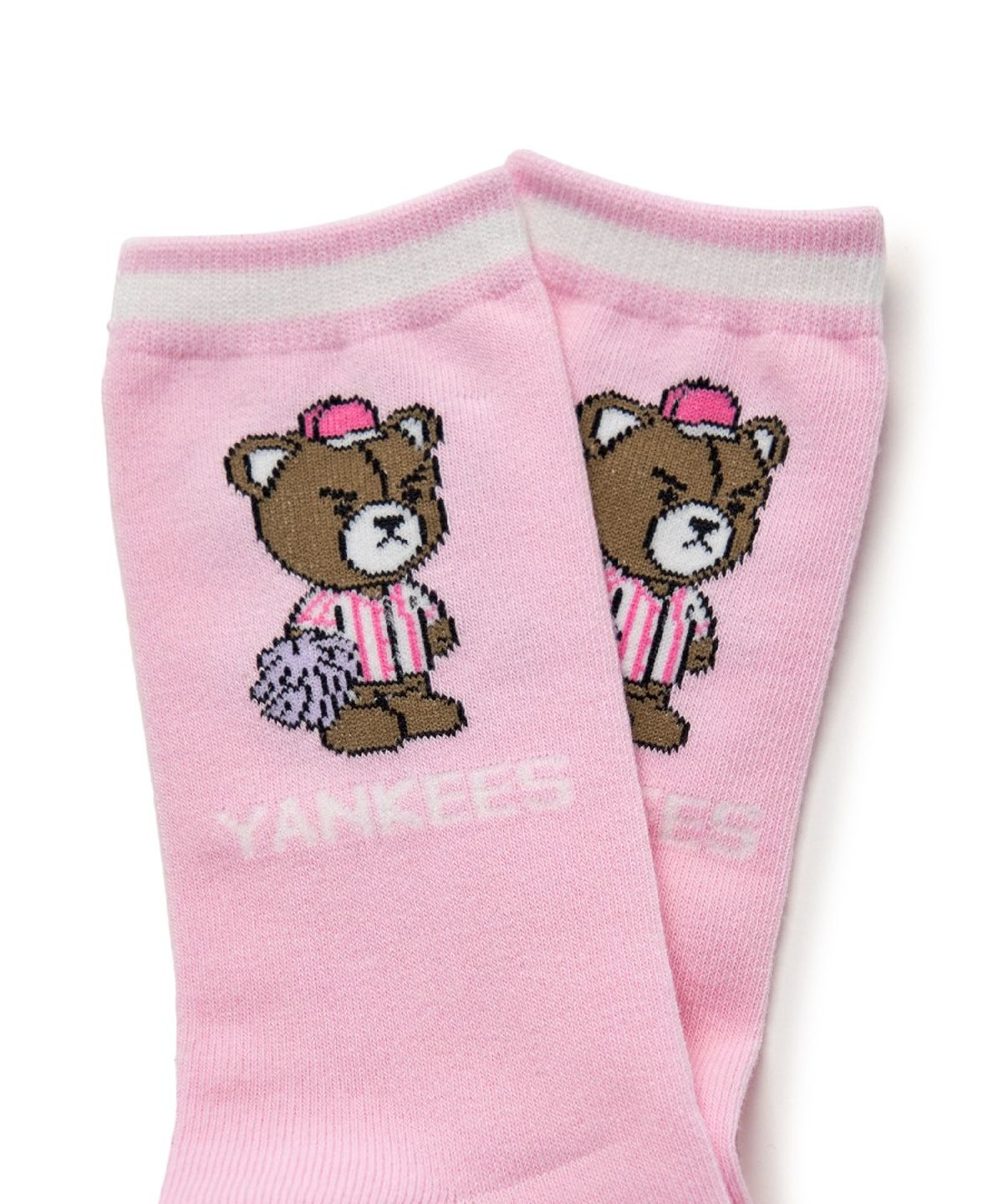 엠엘비 키즈(MLB KIDS) 메가베어 일대일 양말 NY (Pink)