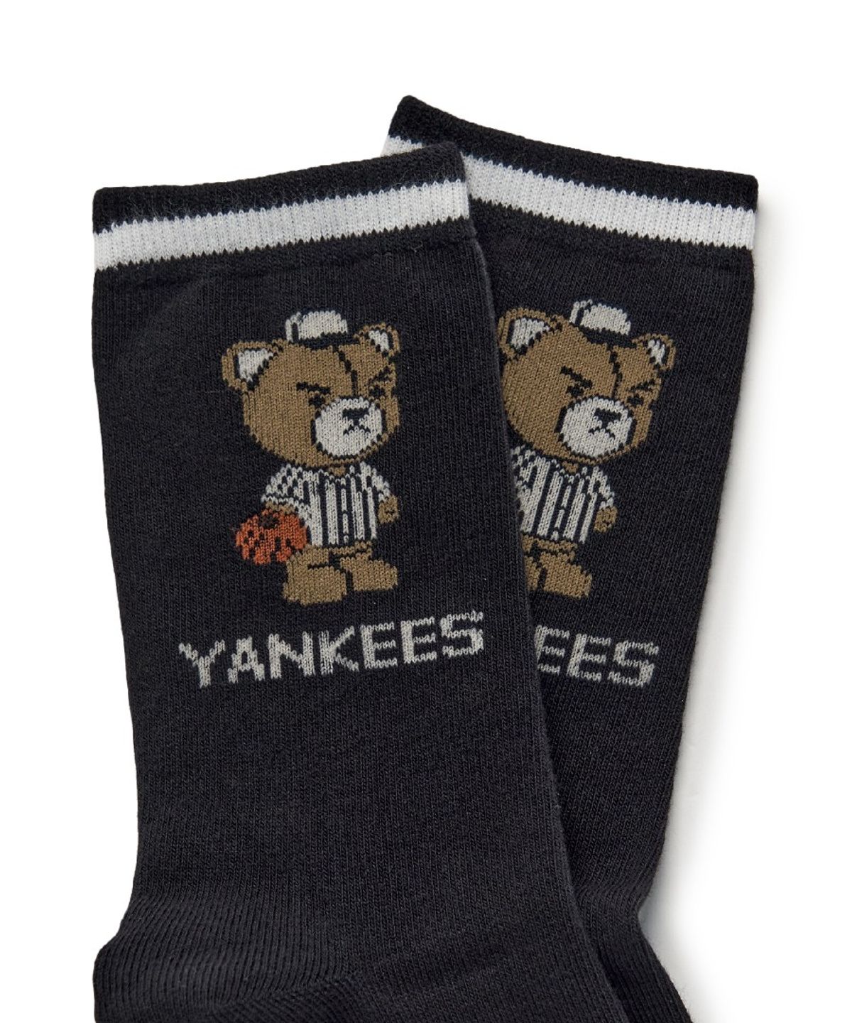 엠엘비 키즈(MLB KIDS) 메가베어 일대일 양말 NY (Black)