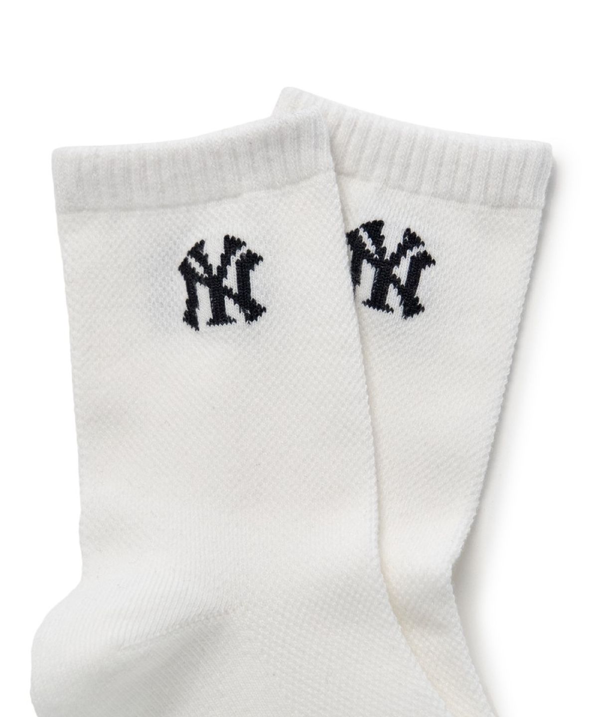 엠엘비 키즈(MLB KIDS) 베이직 단목 양말 NY (Ivory)