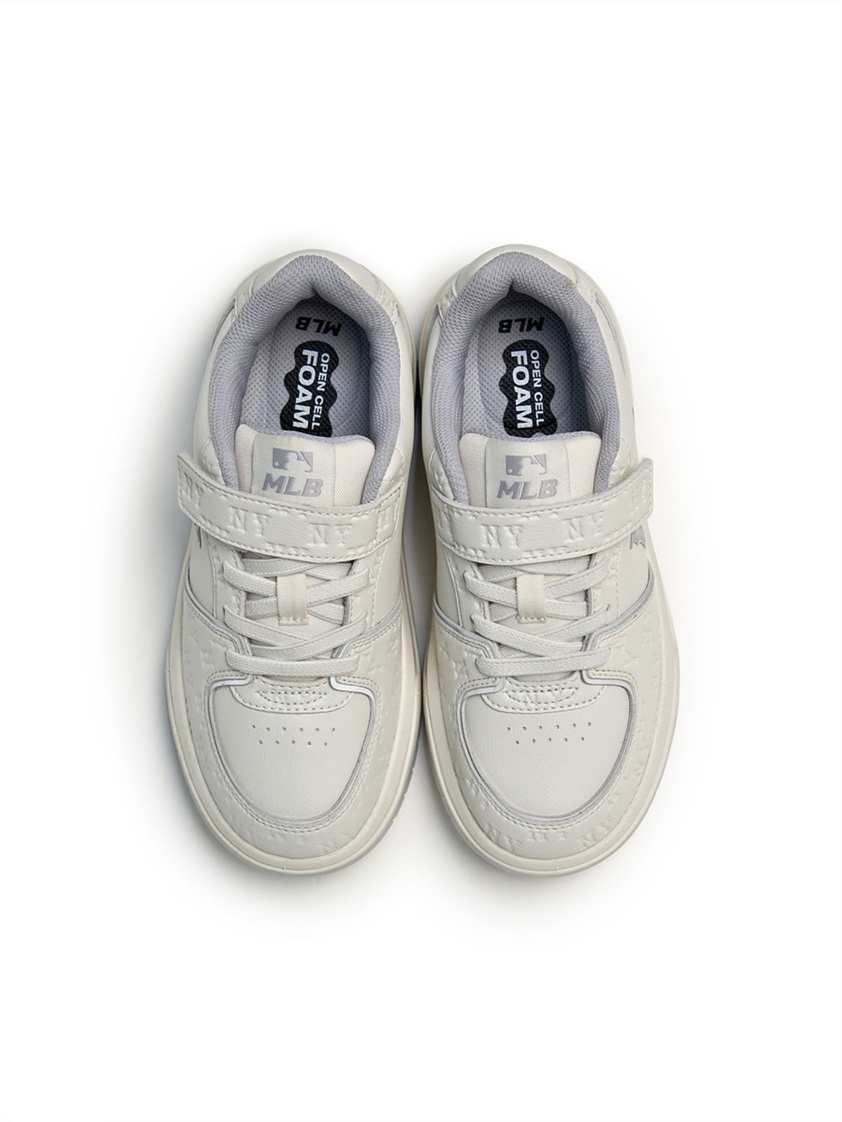 엠엘비 키즈(MLB KIDS) 청키 라이너 CT 모노그램 주니어 NY (White)