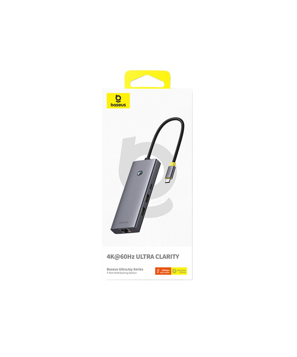 베이스어스(BASEUS) USB 허브 C타입 멀티 허브 원터치 스마트 미러링 7포트 울트라조이 시리즈