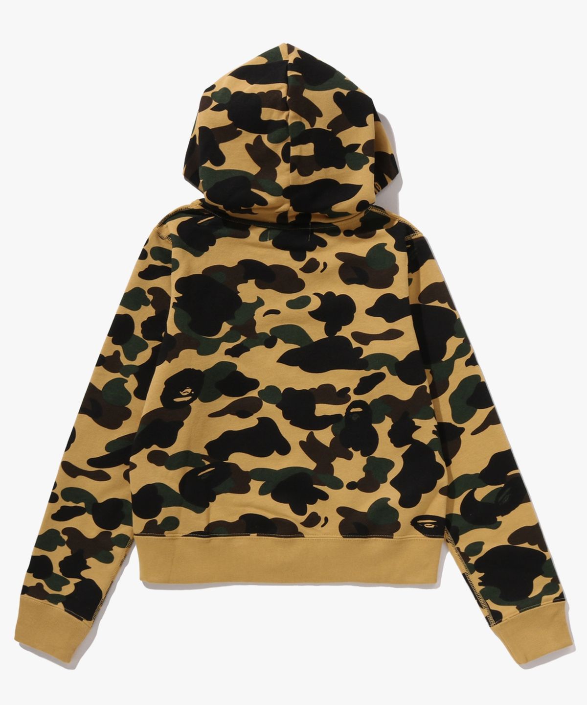 베이프(BAPE) 퍼스트 카모 집 후드(W) YELLOW