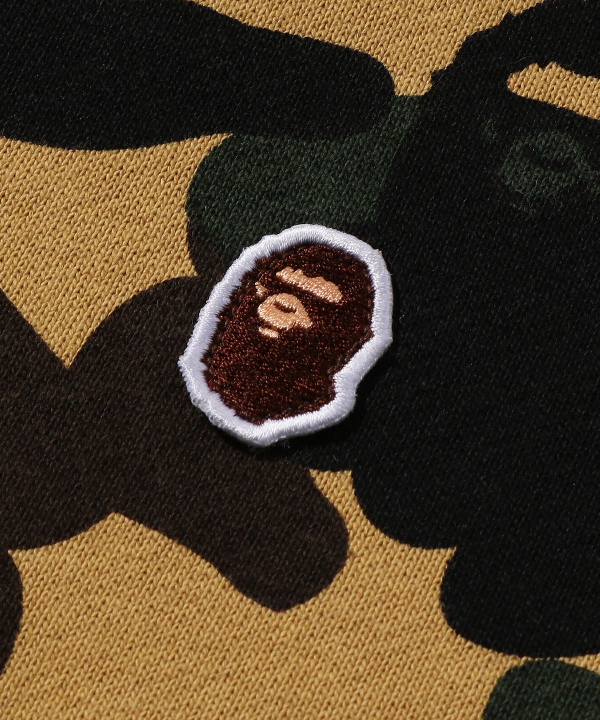 베이프(BAPE) 퍼스트 카모 집 후드(W) YELLOW