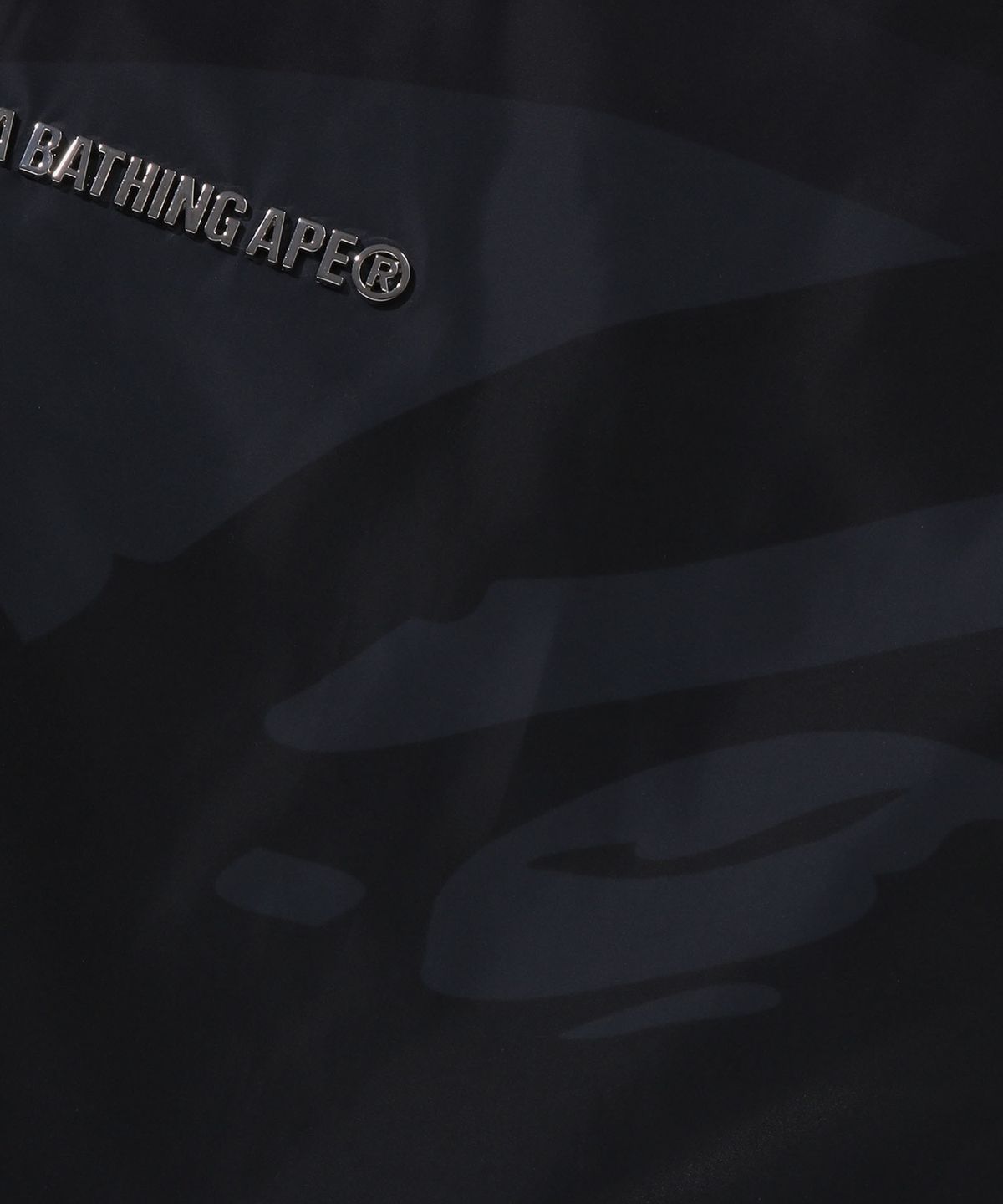 베이프(BAPE) 컬러 카모 스탠드 칼라 후드 자켓(M) BLACK