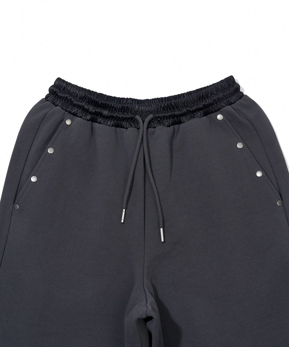 유희(YOUHEE) YOUHEETIC HOTFIX SWEATPANTS_CHARCOAL