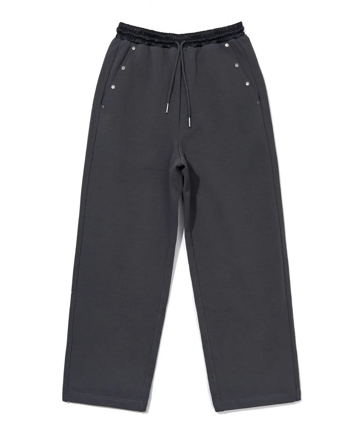 유희(YOUHEE) YOUHEETIC HOTFIX SWEATPANTS_CHARCOAL