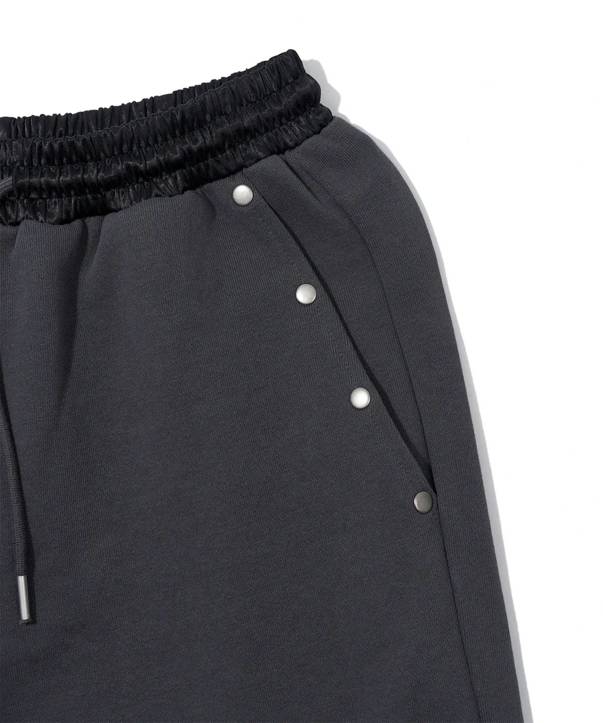 유희(YOUHEE) YOUHEETIC HOTFIX SWEATPANTS_CHARCOAL