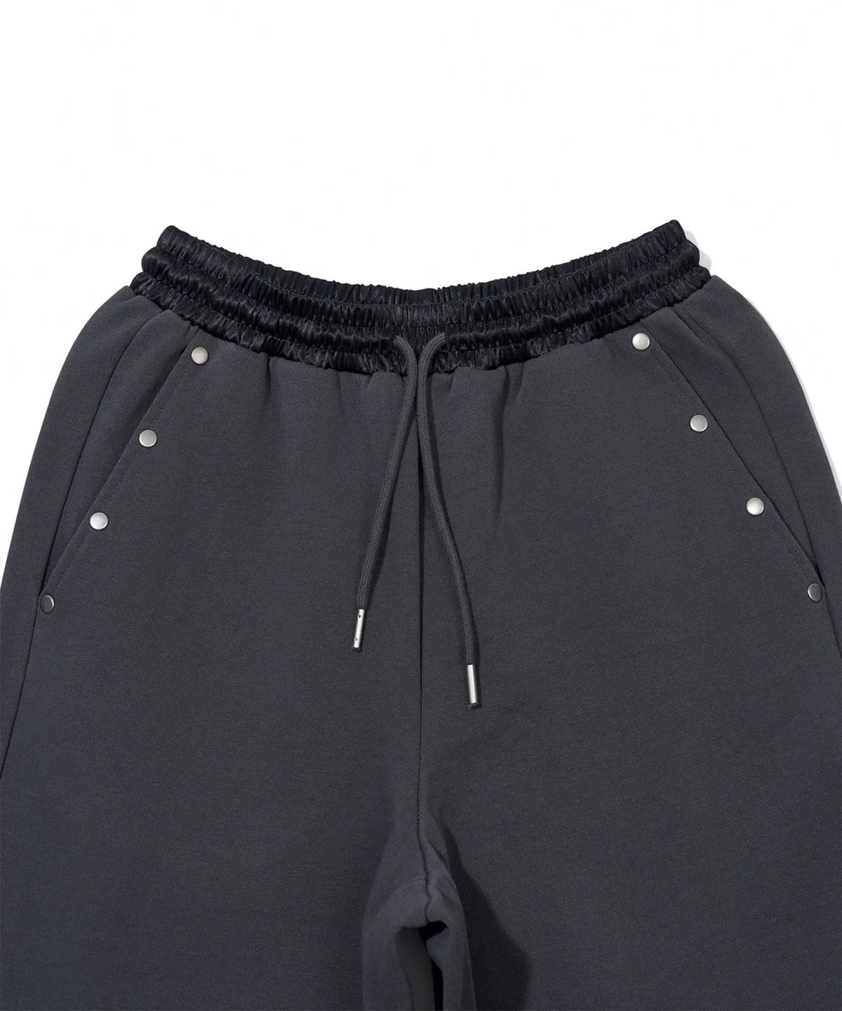 유희(YOUHEE) YOUHEETIC HOTFIX SWEATPANTS_CHARCOAL