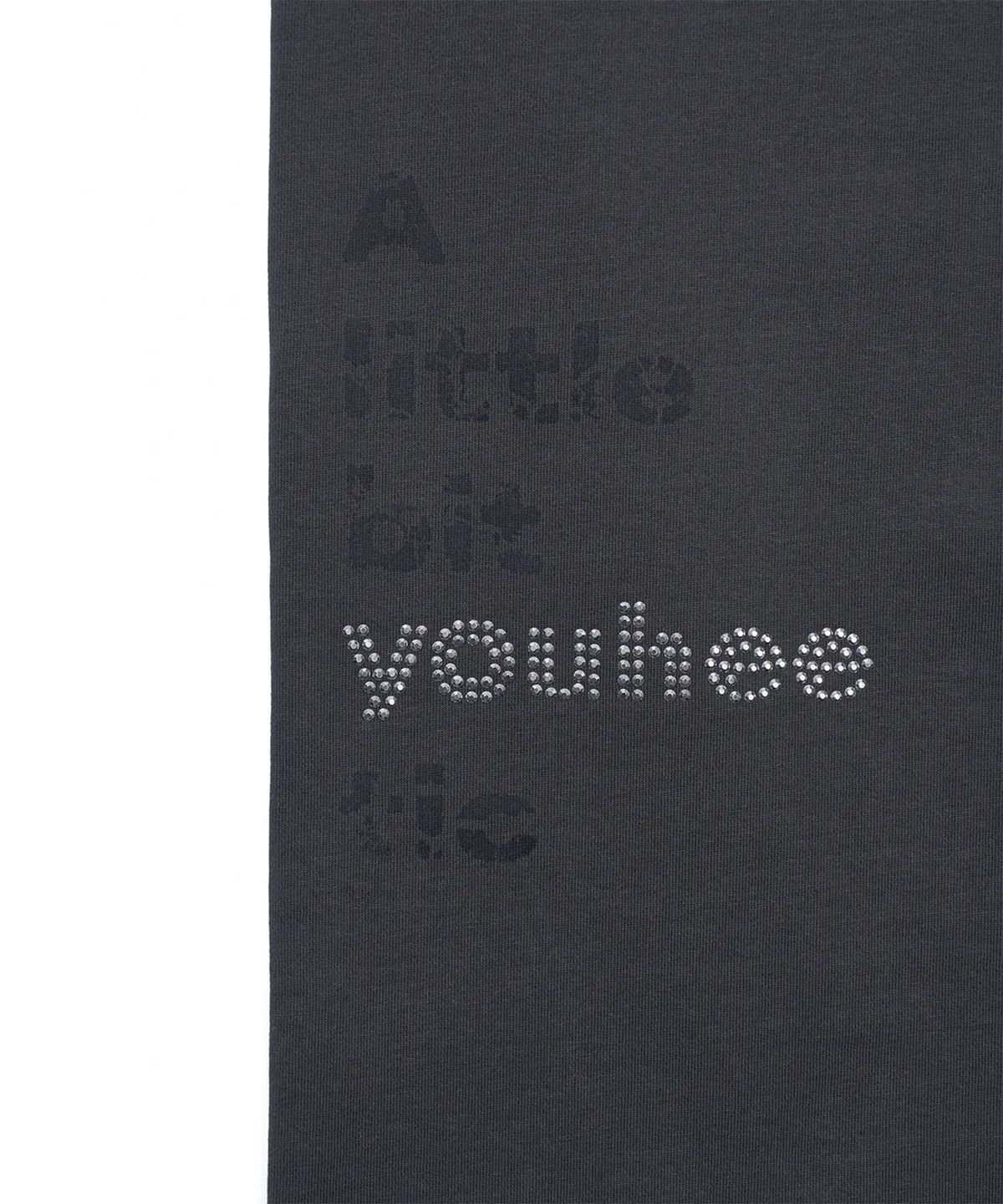 유희(YOUHEE) YOUHEETIC HOTFIX SWEATPANTS_CHARCOAL