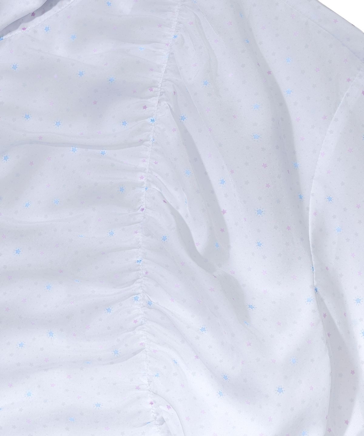 유희(YOUHEE) STAR PATTERN HOODED WIND BREAKER_WHITE
