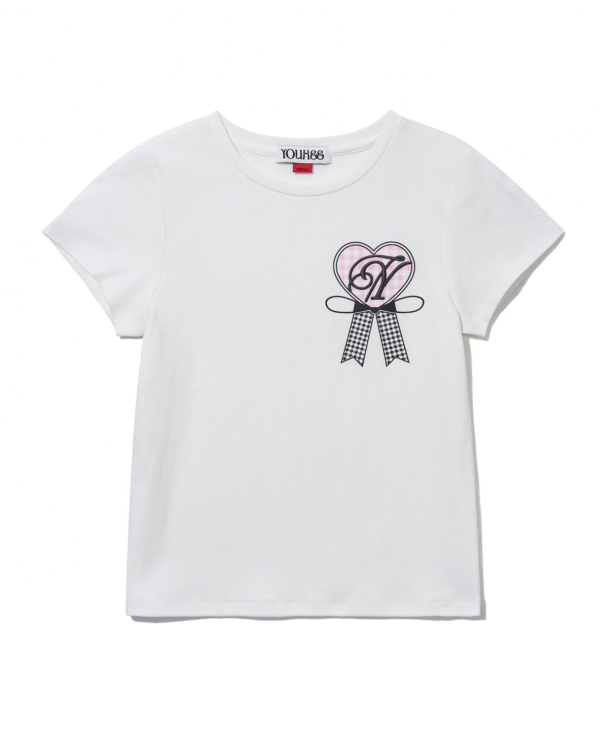 유희(YOUHEE) YOUHEE ROSETTE T-SHIRTS_WHITE