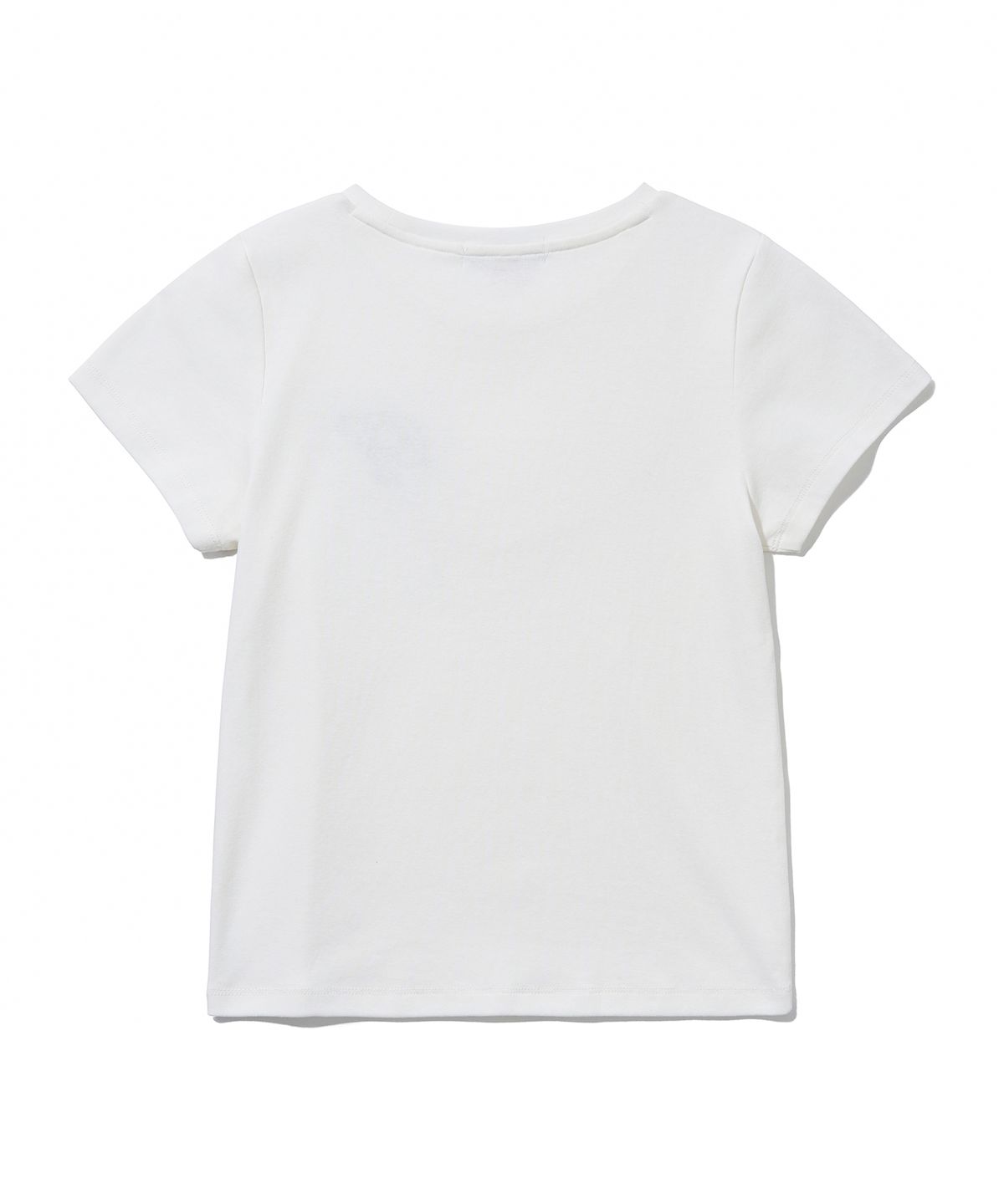 유희(YOUHEE) YOUHEE ROSETTE T-SHIRTS_WHITE