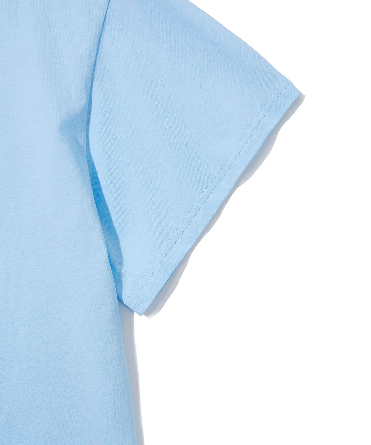 유희(YOUHEE) I LOVE OFF-SHOULDER T-SHIRTS_LIGHT BLUE