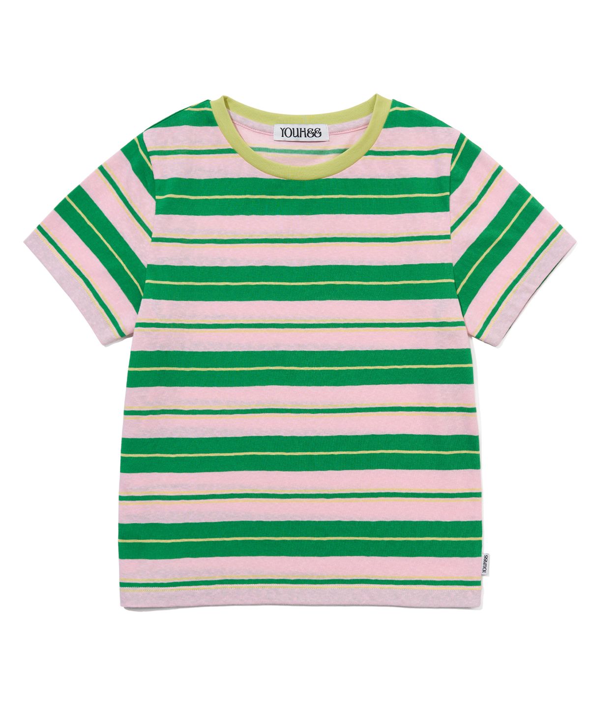 유희(YOUHEE) CANDY STRIPE T-SHIRTS_PINK
