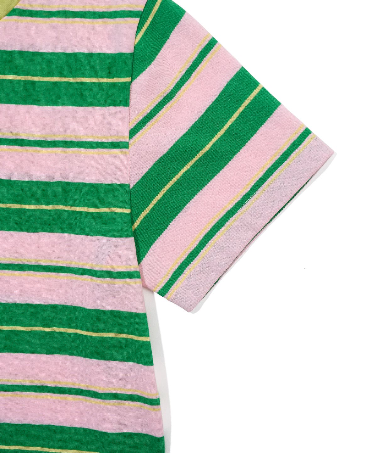 유희(YOUHEE) CANDY STRIPE T-SHIRTS_PINK