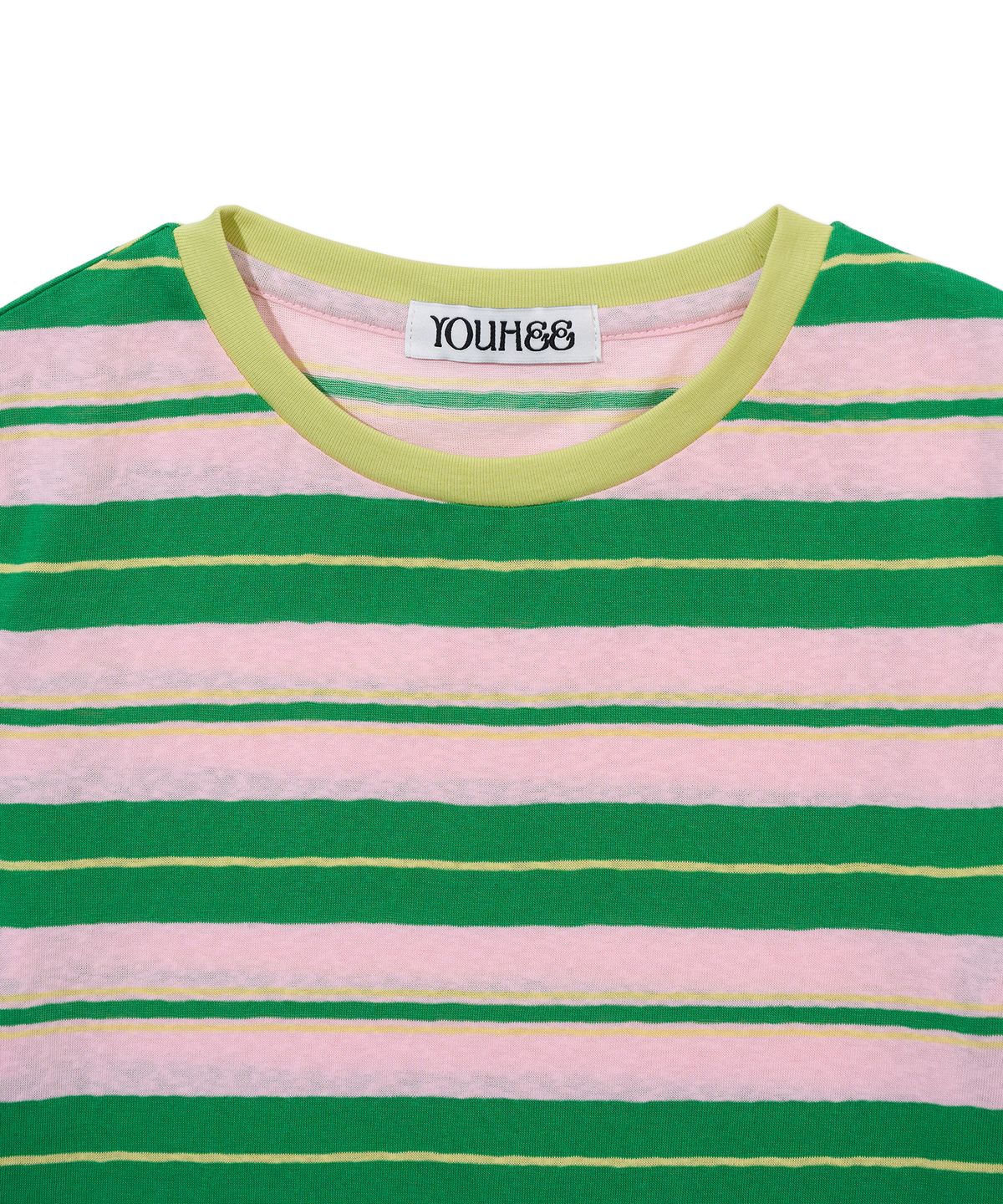 유희(YOUHEE) CANDY STRIPE T-SHIRTS_PINK