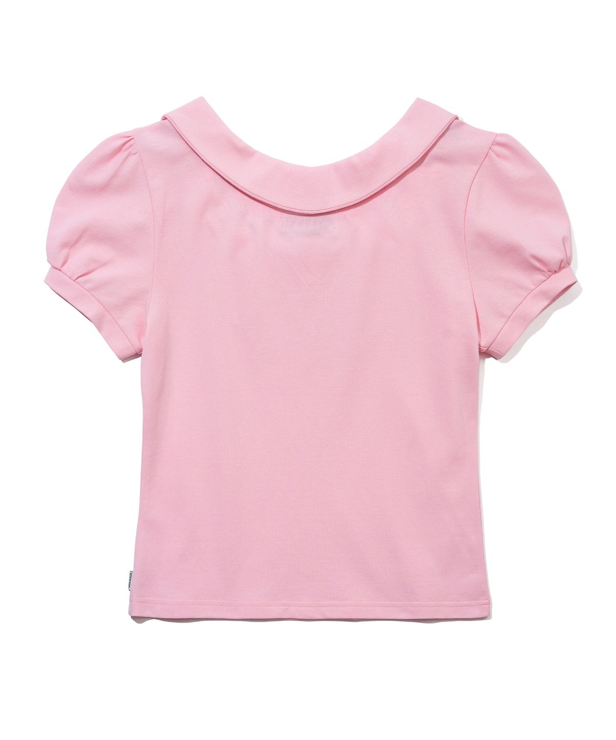 유희(YOUHEE) PUFF SLEEVE PK OFF-SHOULDER T-SHIRTS_PINK