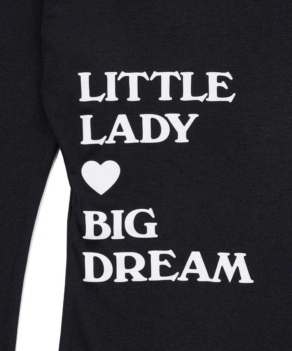 유희(YOUHEE) TYPOGRAPHY LONG SLEEVE_BLACK