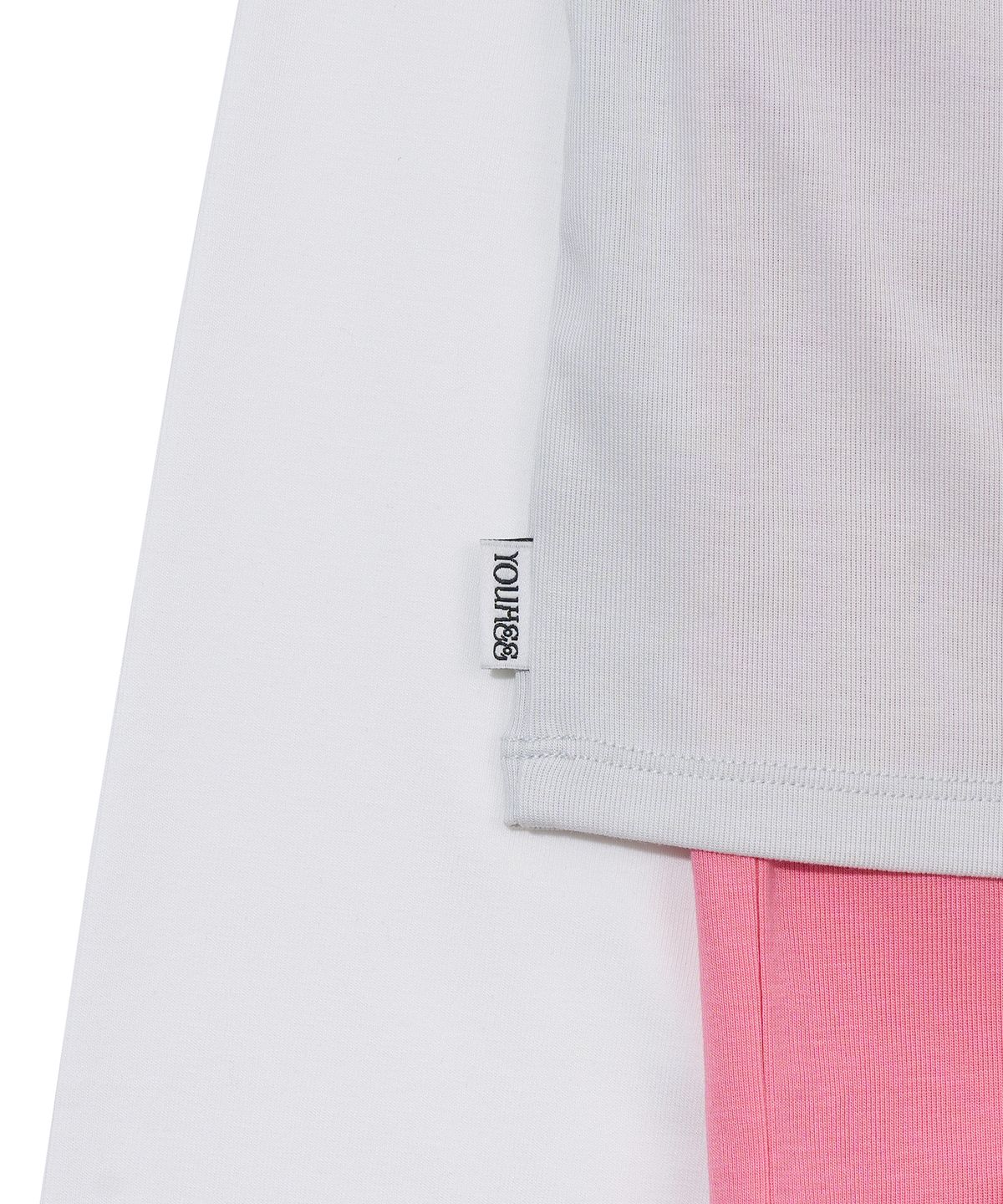 유희(YOUHEE) 3 LAYERED LONG SLEEVE T-SHIRTS_PINK