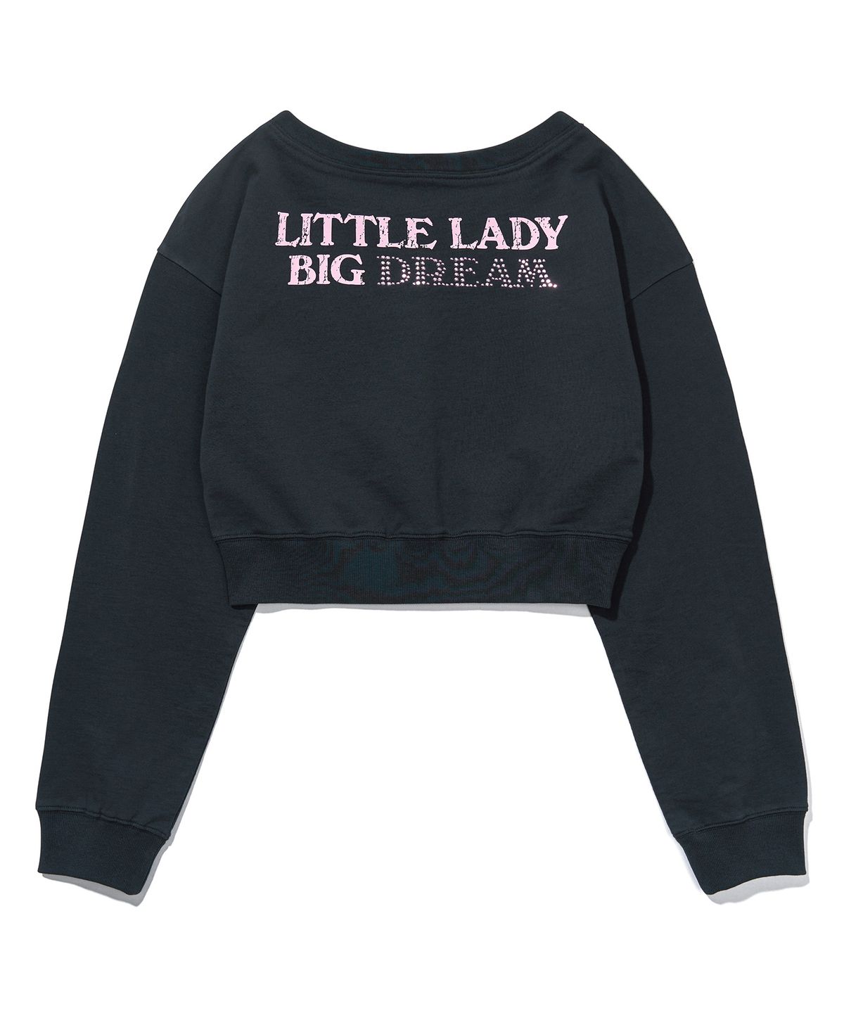 유희(YOUHEE) ONE SHOULDER SWEATSHIRTS_CHARCOAL