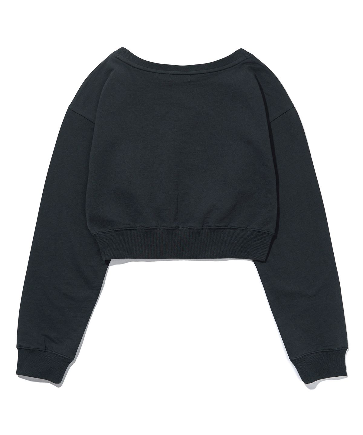 유희(YOUHEE) ONE SHOULDER SWEATSHIRTS_CHARCOAL