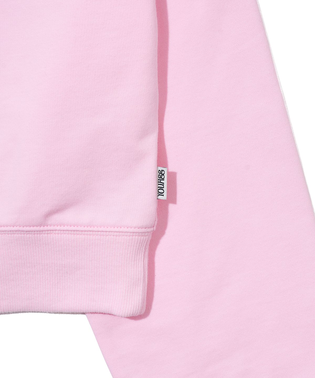 유희(YOUHEE) ONE SHOULDER SWEATSHIRTS_PINK