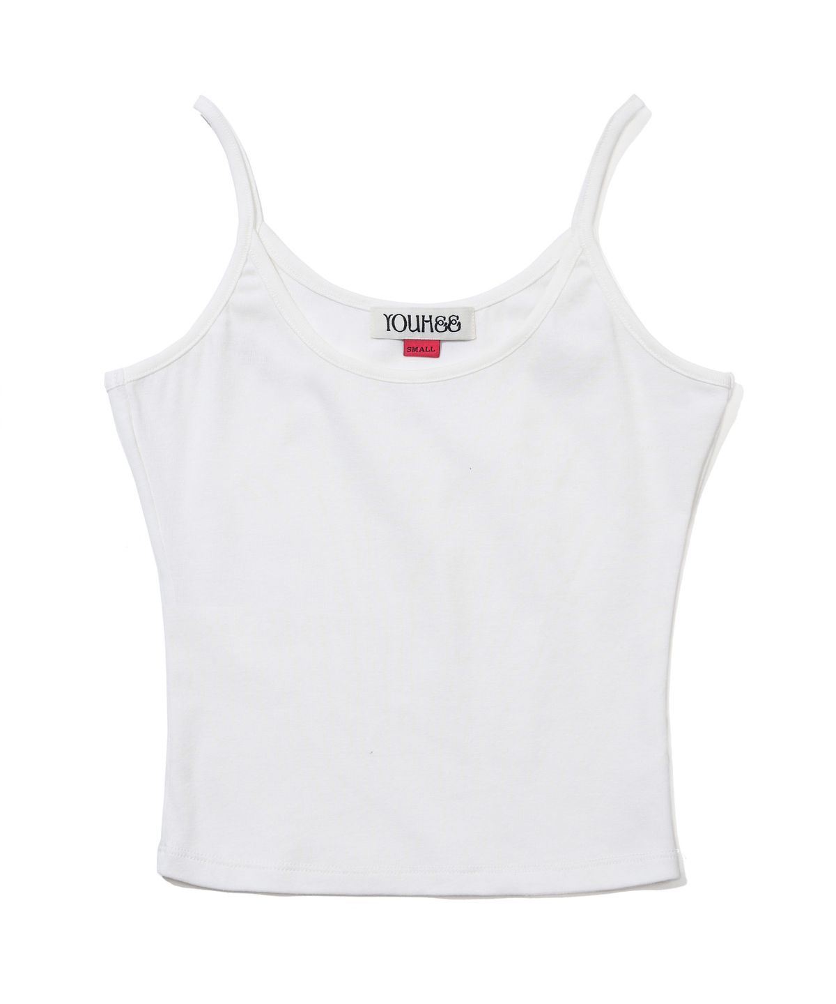 유희(YOUHEE) LABEL DETAILED SLEEVELESS_WHITE