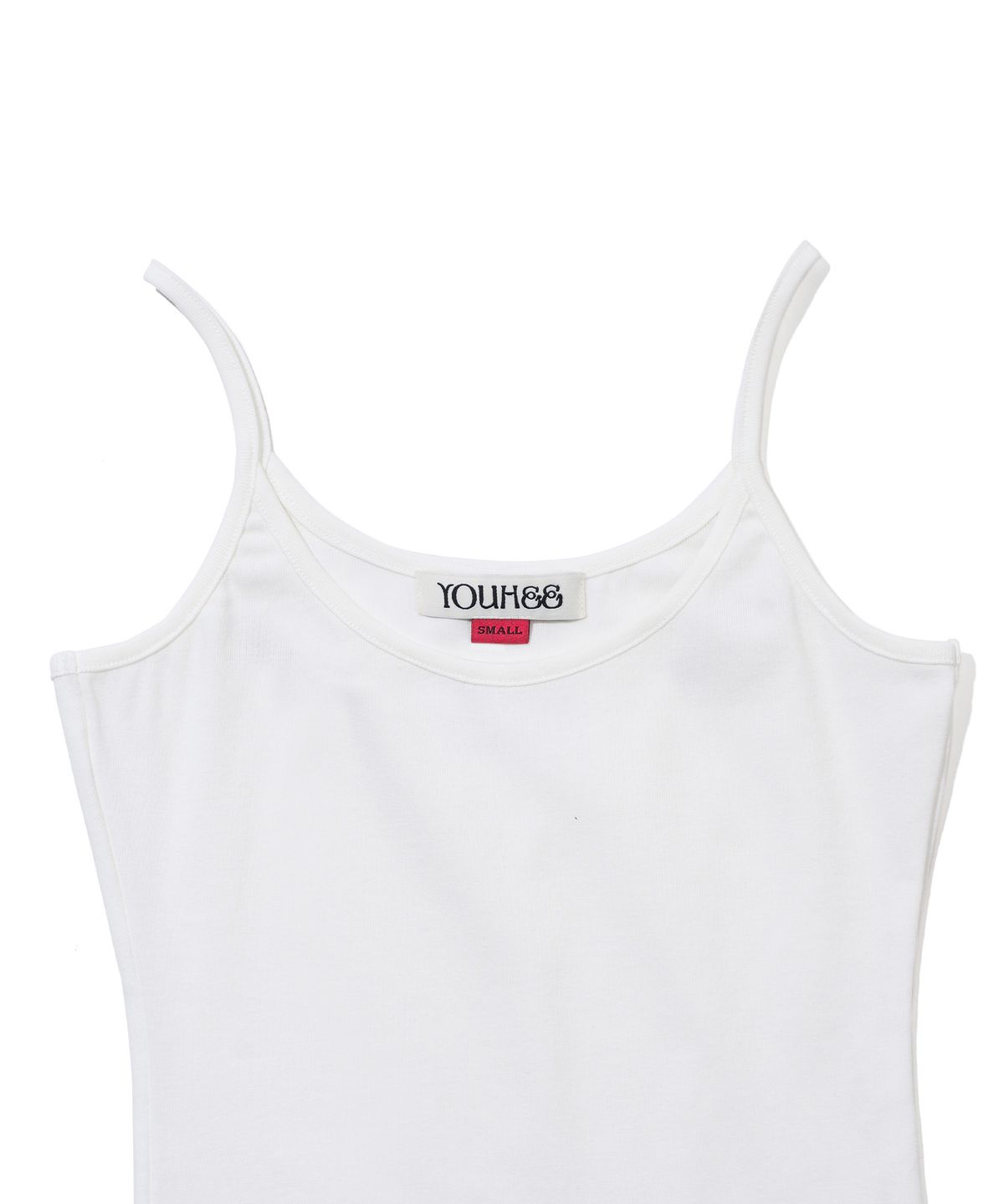 유희(YOUHEE) LABEL DETAILED SLEEVELESS_WHITE