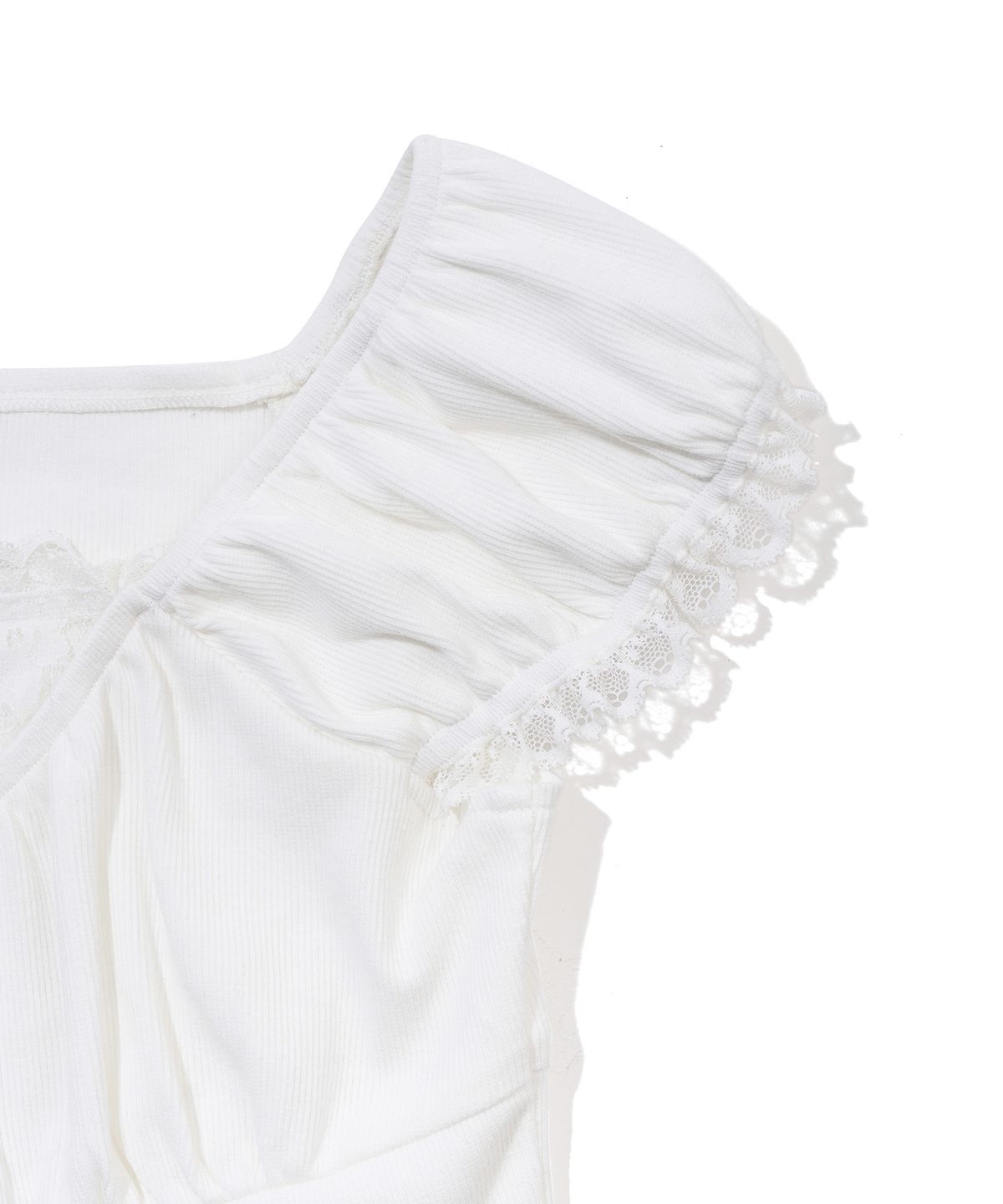 유희(YOUHEE) LAYERED BLOUSE_WHITE