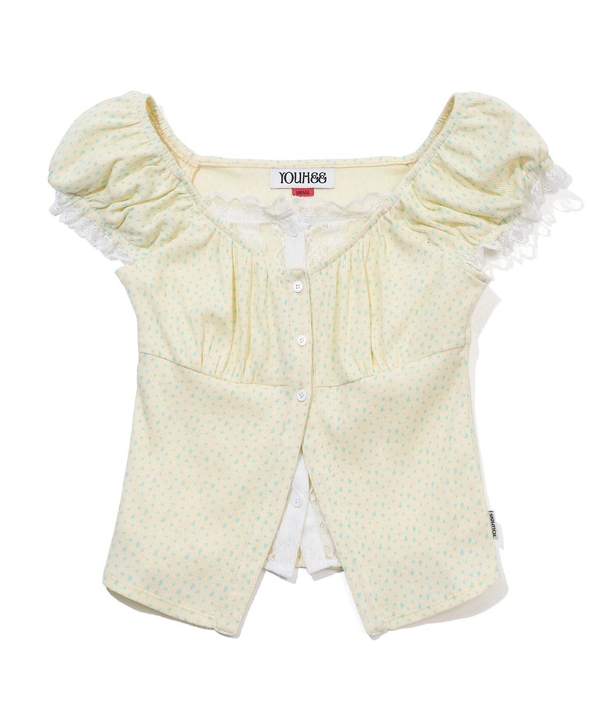 유희(YOUHEE) LAYERED BLOUSE_YELLOW