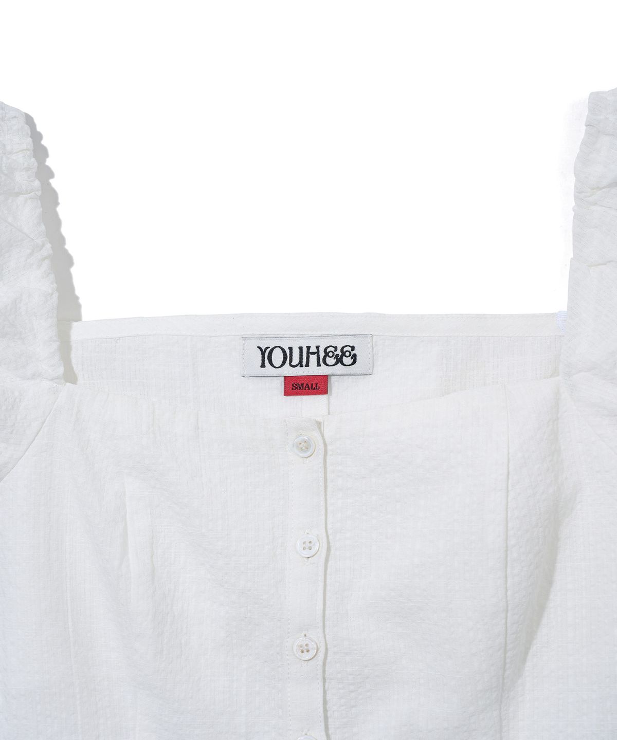 유희(YOUHEE) PUFF SLEEVE BLOUSE_WHITE