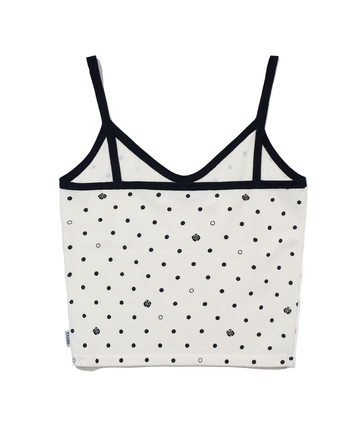 유희(YOUHEE) ROSE DOT KNIT SLEEVELESS_IVORY