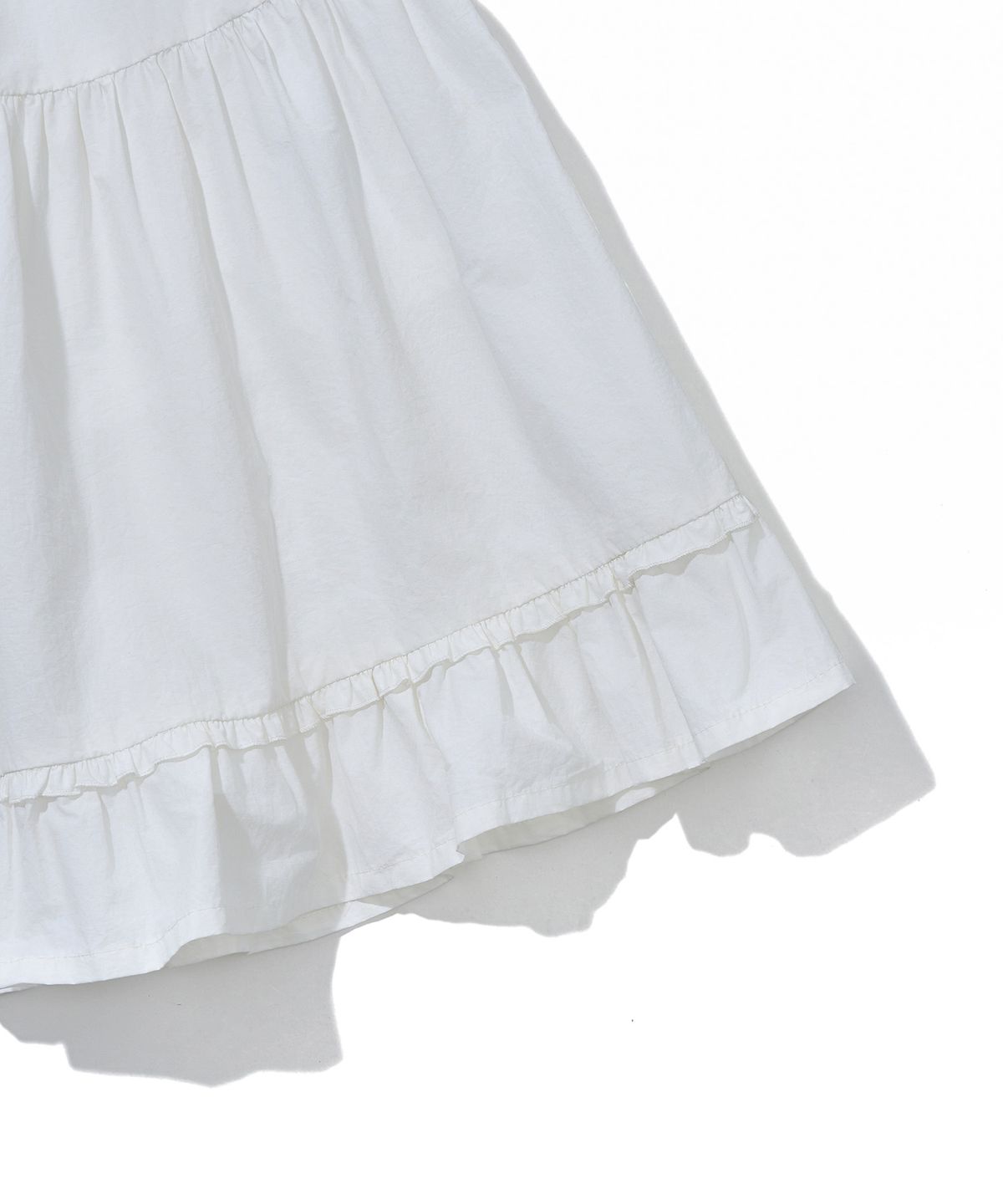 유희(YOUHEE) TIERED LACE MIDI SKIRT_WHITE