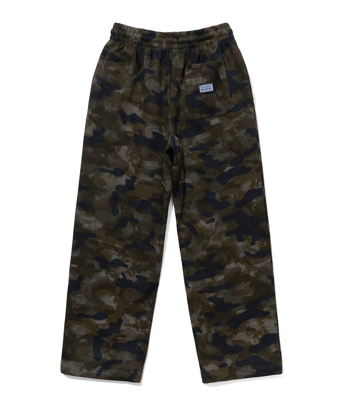 유희(YOUHEE) GRAPHIC CAMO SWEAT PANTS_KHAKI