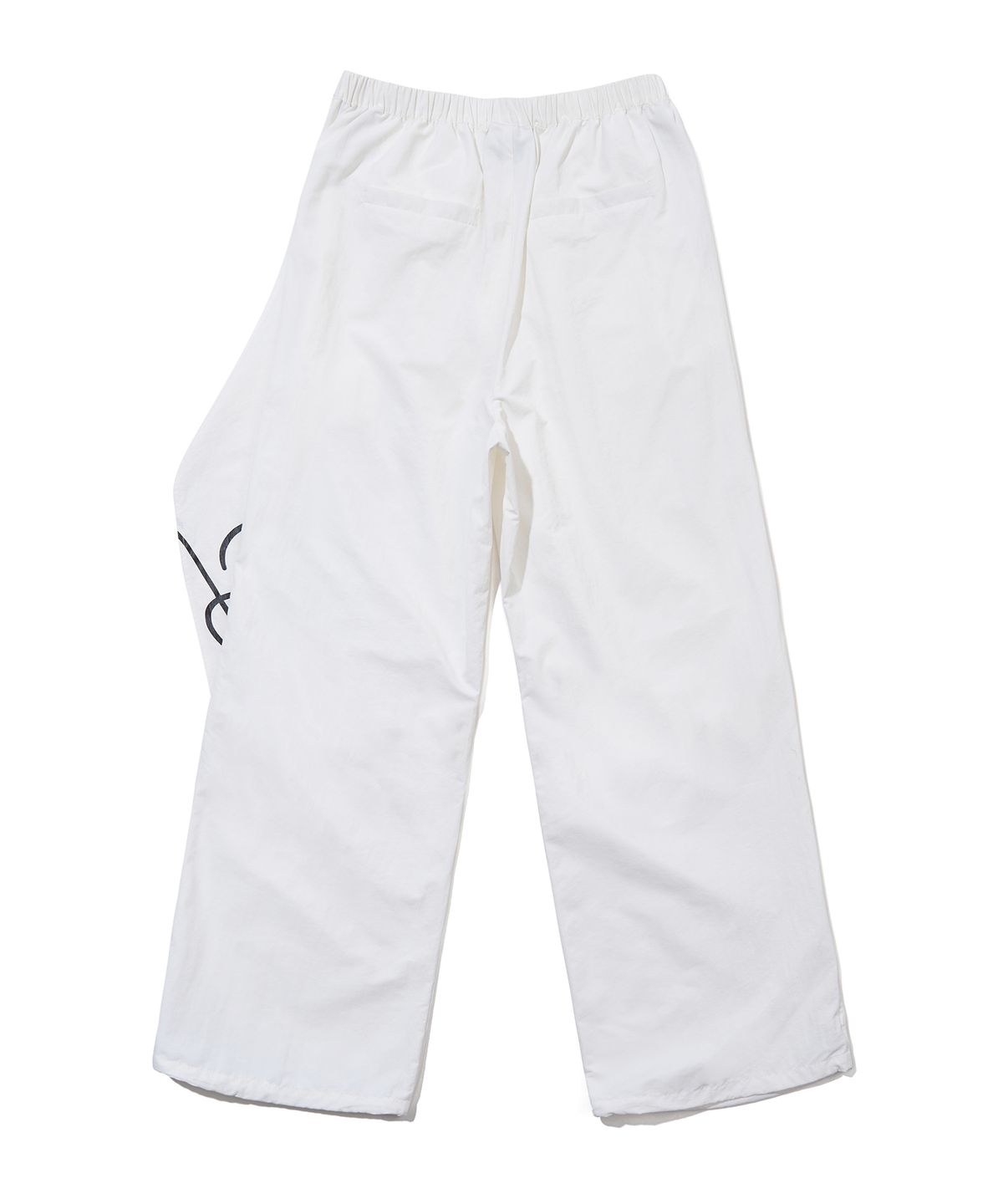유희(YOUHEE) PARACHUTE LAYERED PANTS_WHITE