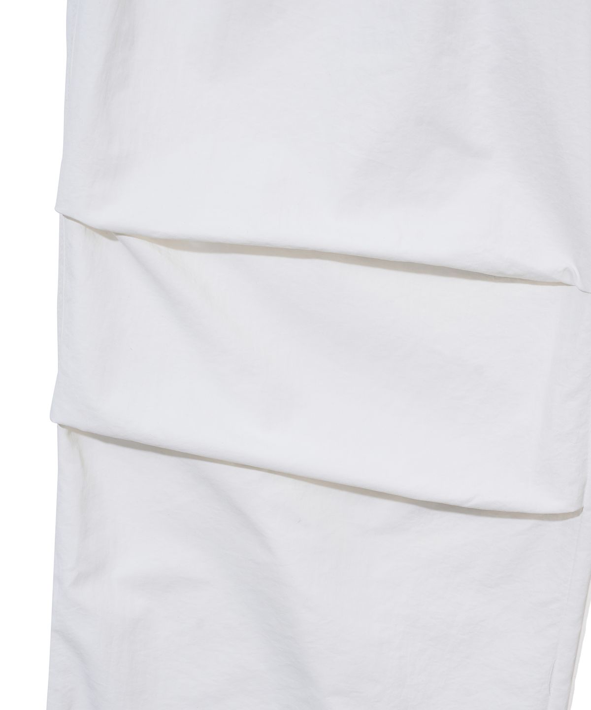 유희(YOUHEE) PARACHUTE LAYERED PANTS_WHITE