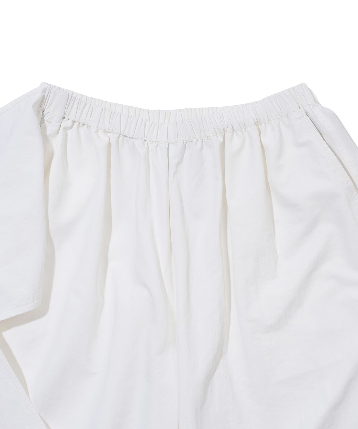 유희(YOUHEE) PARACHUTE LAYERED PANTS_WHITE
