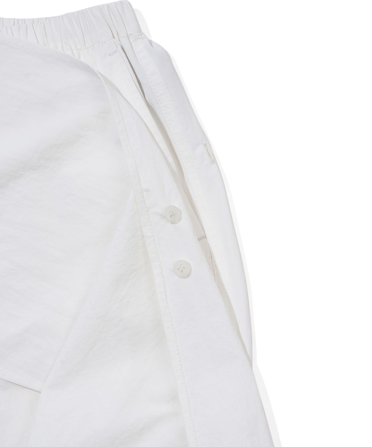 유희(YOUHEE) PARACHUTE LAYERED PANTS_WHITE