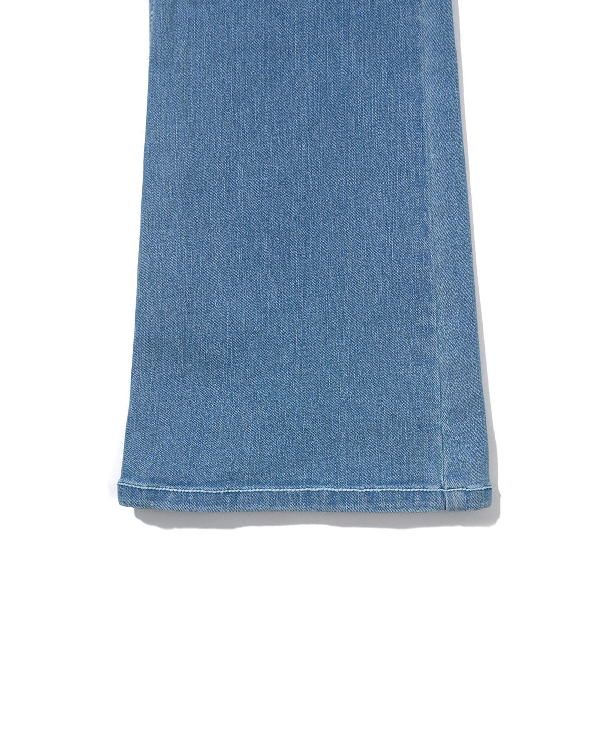 유희(YOUHEE) HOTFIX BOOTSCUT DENIM PANTS_LIGHT BLUE