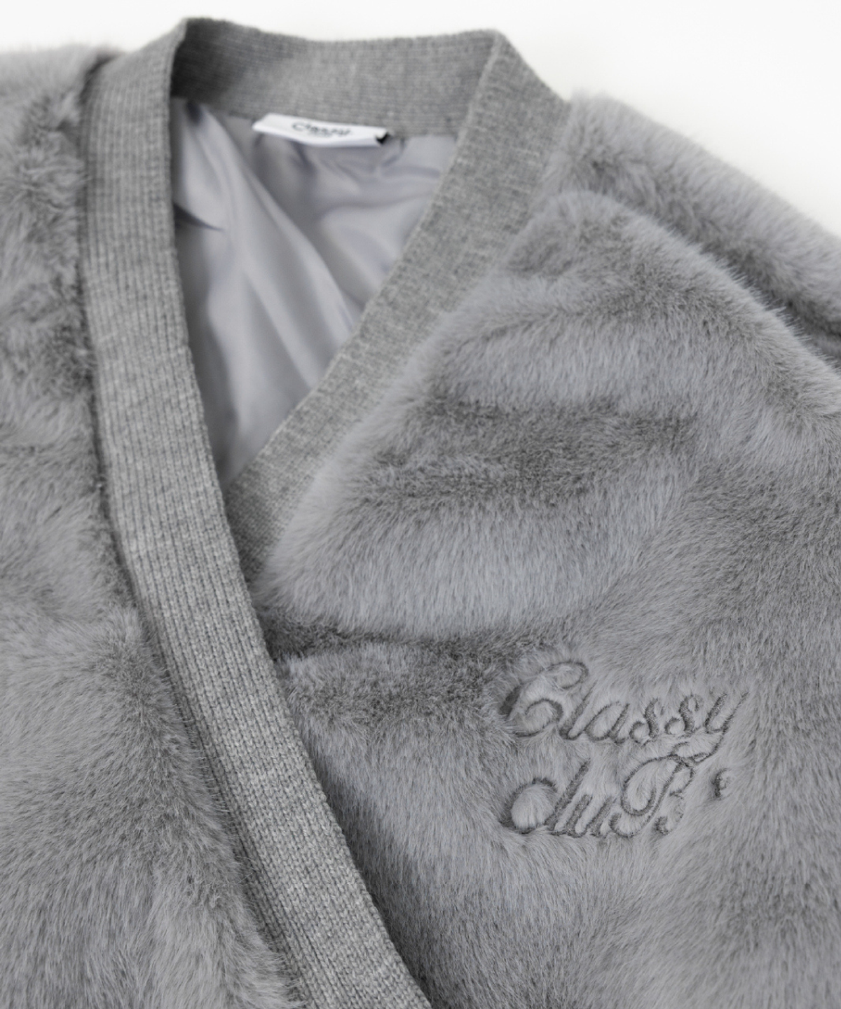 클래씨클럽(CLASSY CLUB) 한복 가디건 (Gray)
