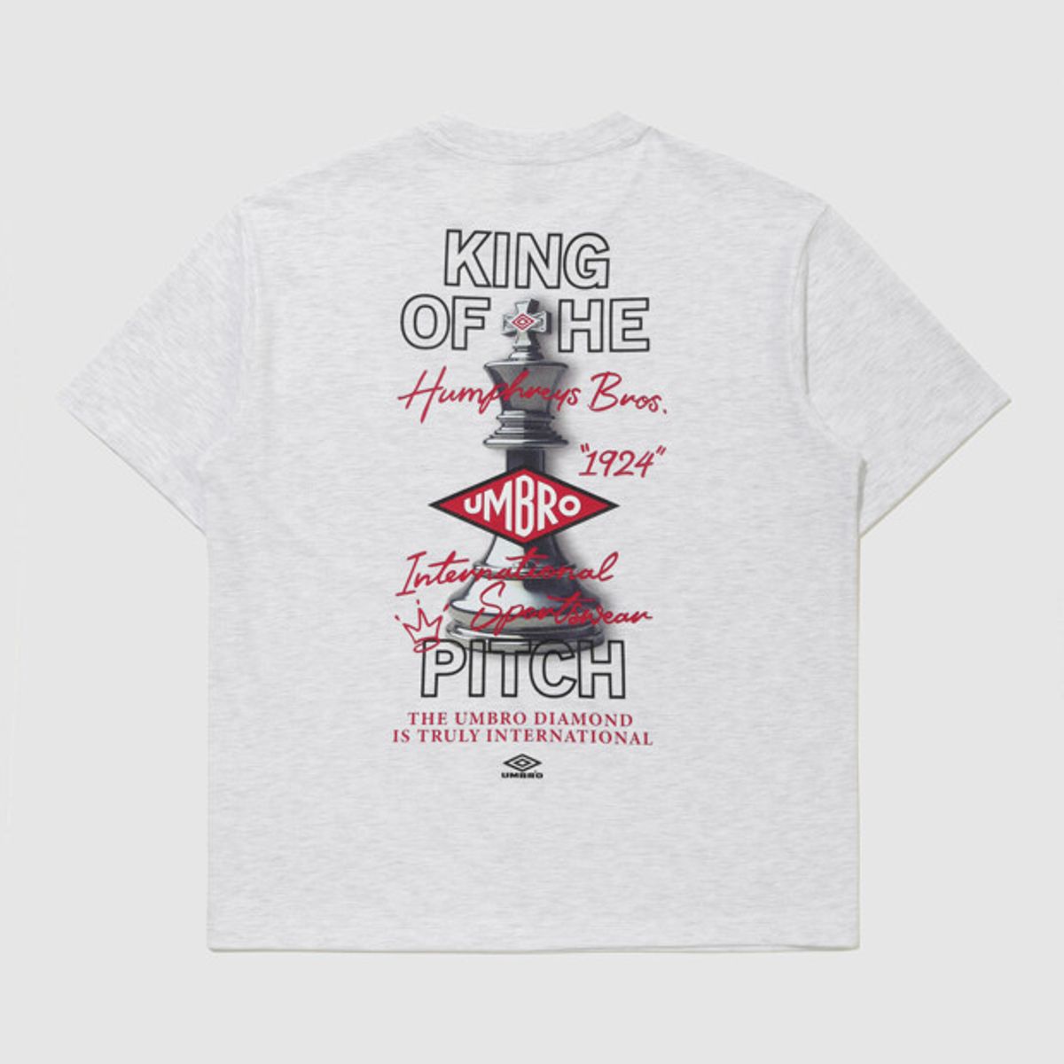 엄브로(UMBRO) HBL 킹 오브 더 피치 반팔 티셔츠 화이트 UR121CRS24