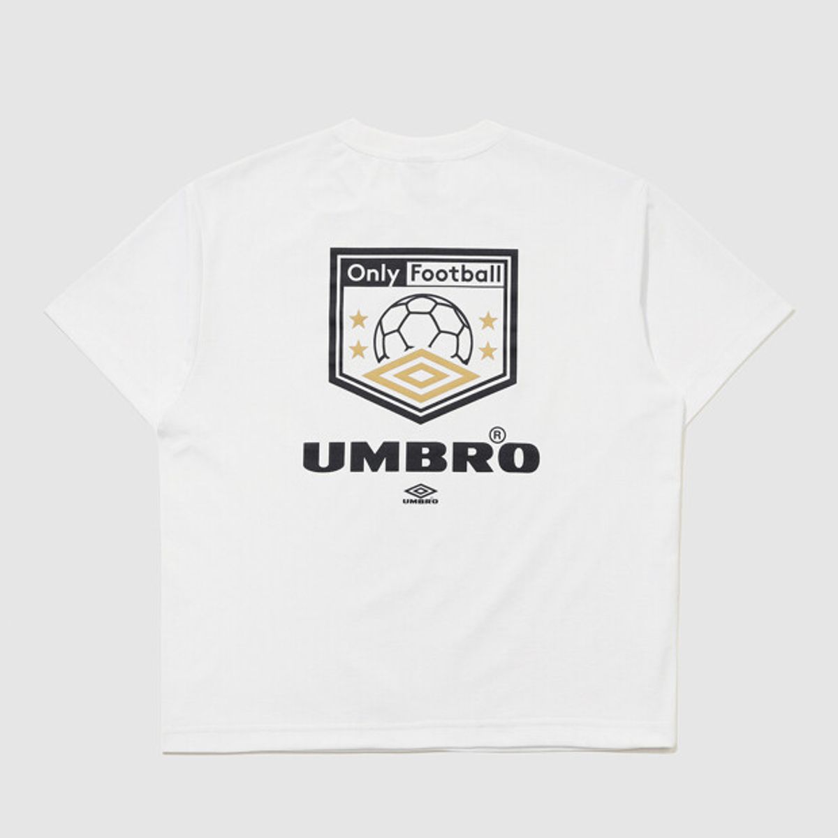 엄브로(UMBRO) [QUICK-DRY] 풋볼 무드 프레쉬 반팔 티셔츠 화이트 UR121CRS12
